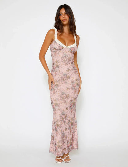 Noella - Bloemen Maxi Jurk