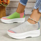 Vibrant BlockStride: Mesh Sneakers