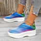 Vibrant BlockStride: Mesh Sneakers