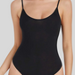 Zoë - Bruine Getailleerde Bodysuit