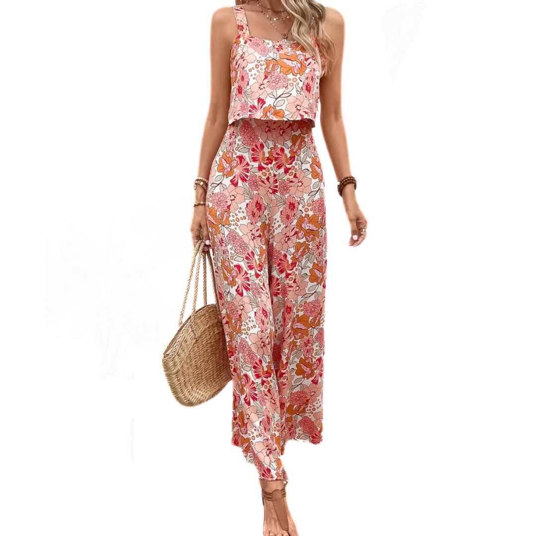 Lenna - Bloemen Jumpsuit
