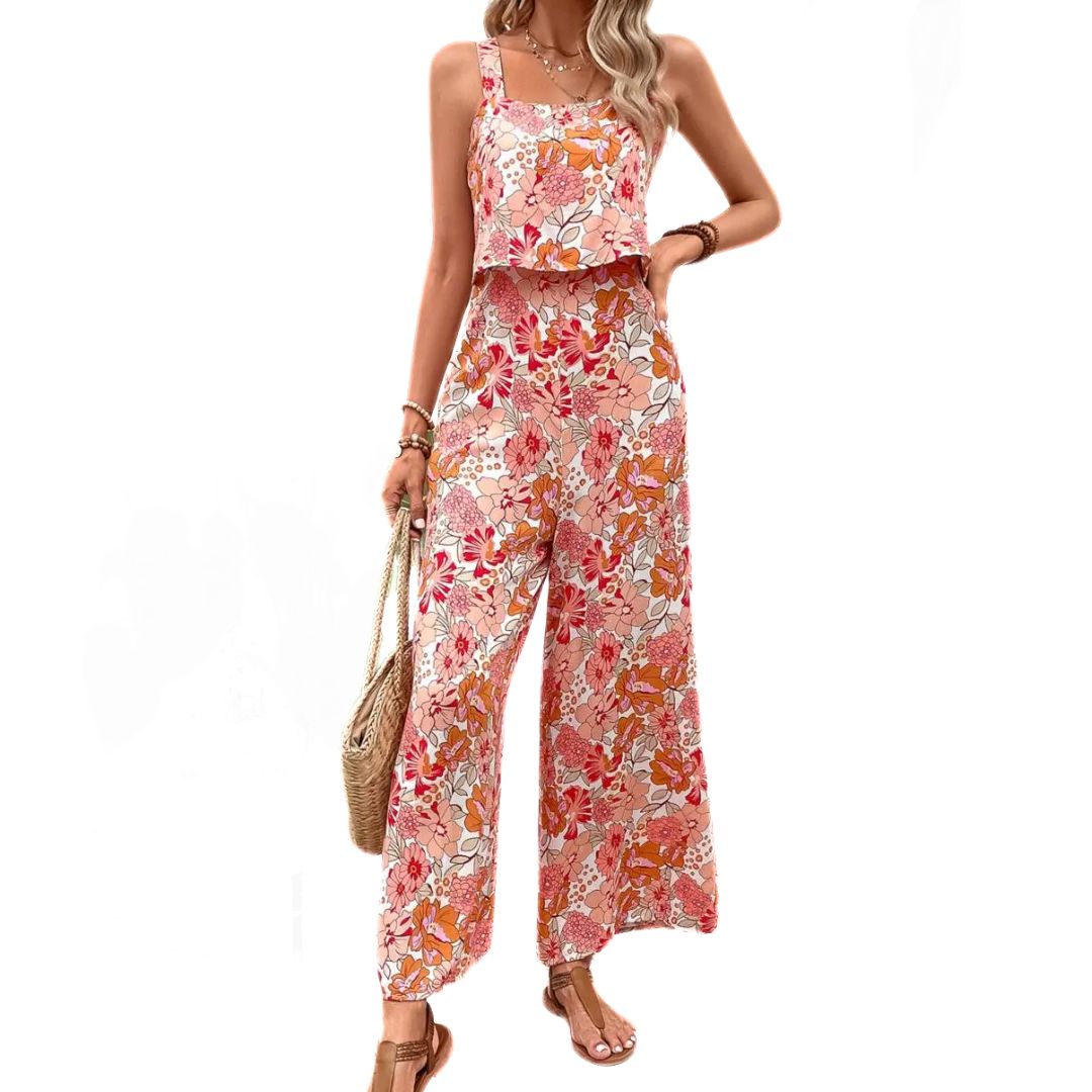Lenna - Bloemen Jumpsuit