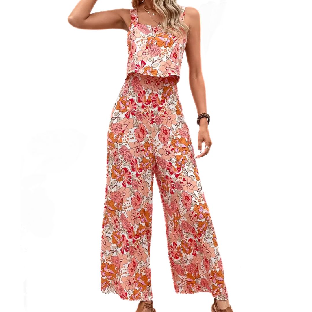 Lenna - Bloemen Jumpsuit
