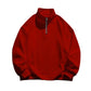 Max - Zwarte Heren Sweater met Halve Rits