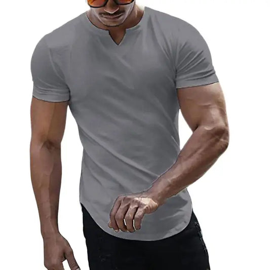 Robby - Navy Blauw V-hals T-shirt
