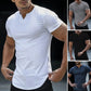 Robby - Navy Blauw V-hals T-shirt