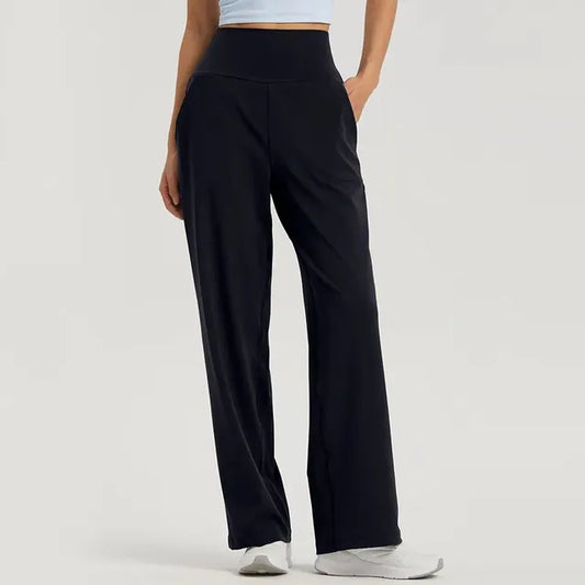 Blenda - Zwarte Wijde Yoga Broek