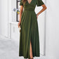 Ajla - Rode V-hals Bodycon Jurk