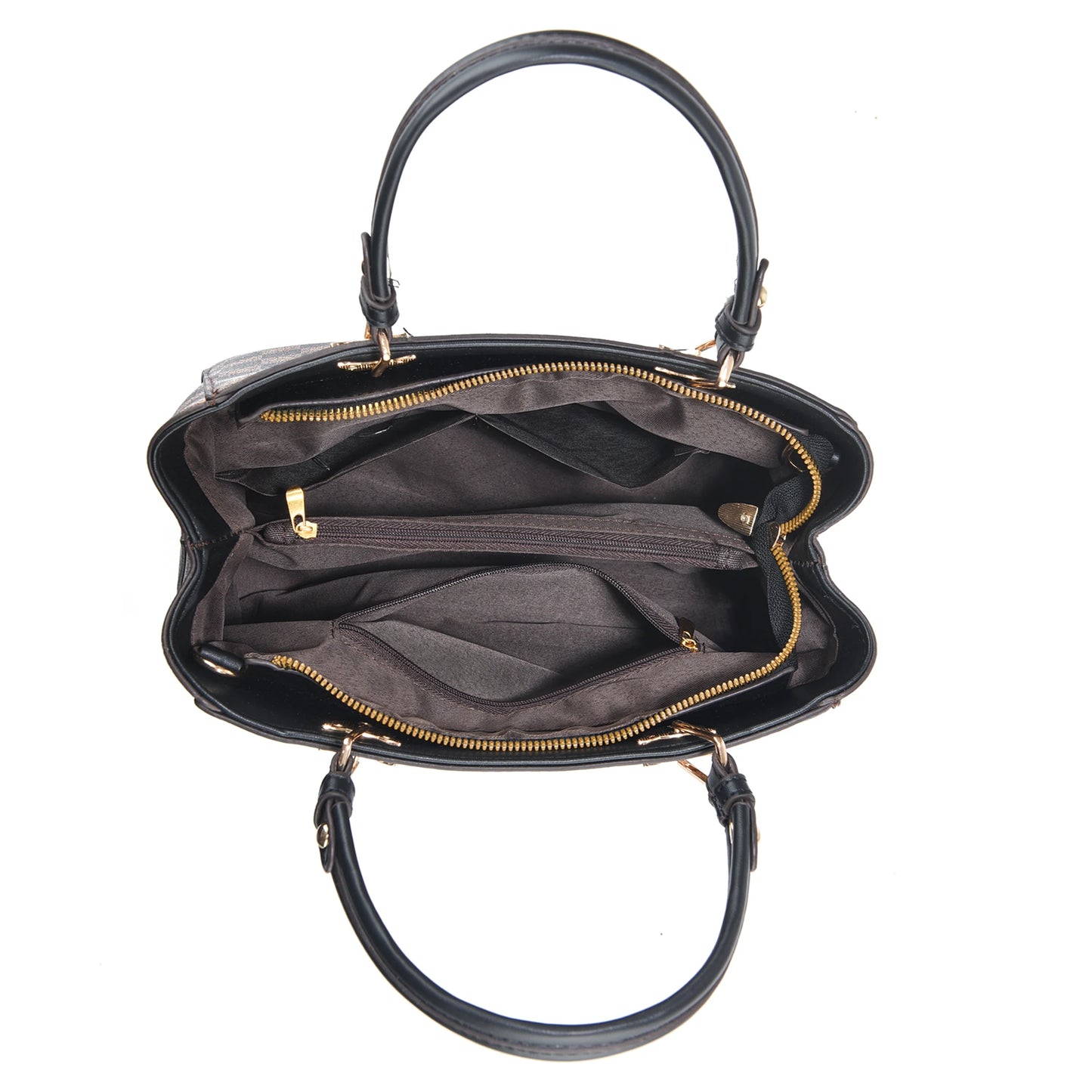 Zwarte Colorblock Tote - Meghann