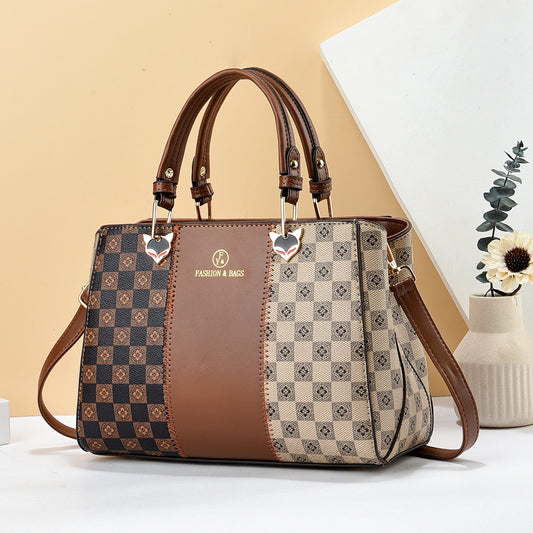 Zwarte Colorblock Tote - Meghann