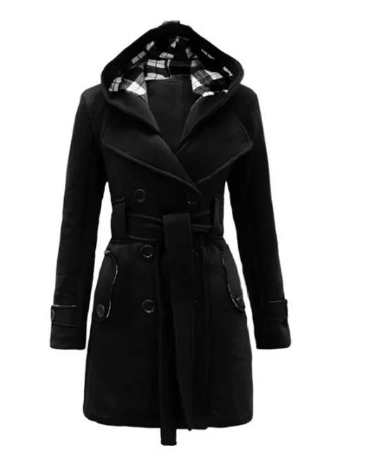 Chique Elegantie: Premium Trenchcoat voor Haar