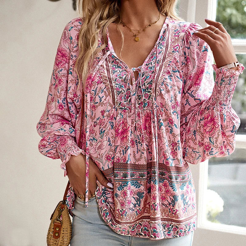 Roze Vintage Harajuku Blouse - Verna