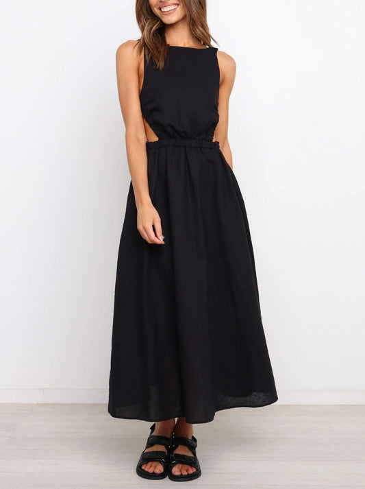 Zwart Elegant Zomerjurk - Belle