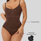 Zoë - Bruine Getailleerde Bodysuit