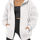 Comfort Chic: Dames Fleece Hoodie - Ruimvallend, Trendy & Warm