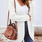 Stijlvolle Dames Wafelgebreide Cardigan met Zakken - Licht & Comfortabel