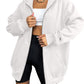 Comfort Chic: Dames Fleece Hoodie - Ruimvallend, Trendy & Warm