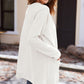 Stijlvolle Dames Wafelgebreide Cardigan met Zakken - Licht & Comfortabel