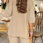 Elinor - Beige V-hals Set