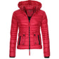 Chique Ritssluiting Parka: Ademende, Warme Dames Street Style Hoodie