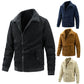ComfyChic Heren Pluche Reversjas: Moeiteloze Stijl & Luxe Comfort
