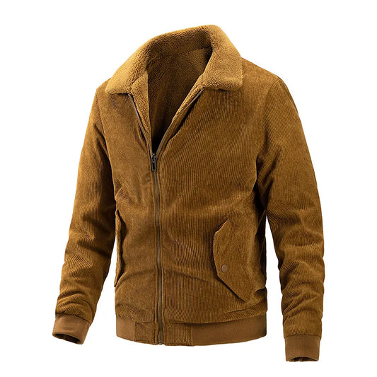 ComfyChic Heren Pluche Reversjas: Moeiteloze Stijl & Luxe Comfort