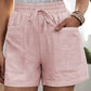 Chique Comfort: Casual Losvallende Shorts met Dubbele Zakken