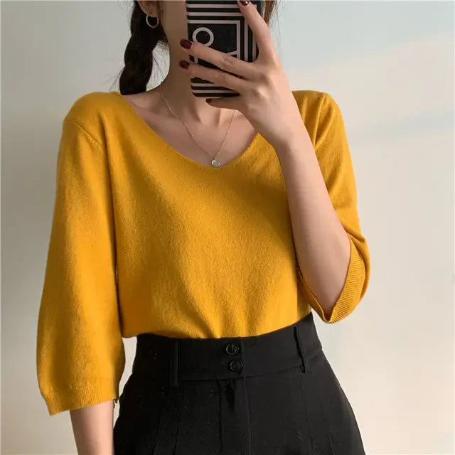 Abrikoos Dames Shirt - Mila