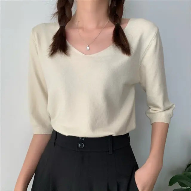 Abrikoos Dames Shirt - Mila