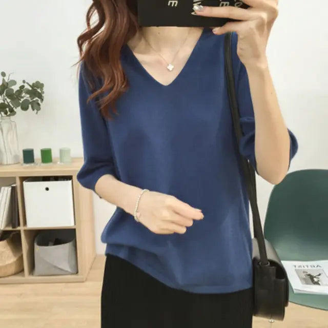 Abrikoos Dames Shirt - Mila