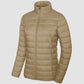 ChicQuilt: Elegante Dames Lichtgewicht Puffer - Gezellige, Ritssluiting Winter Elegantie