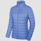 ChicQuilt: Elegante Dames Lichtgewicht Puffer - Gezellige, Ritssluiting Winter Elegantie