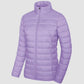 ChicQuilt: Elegante Dames Lichtgewicht Puffer - Gezellige, Ritssluiting Winter Elegantie