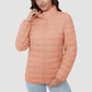 ChicQuilt: Elegante Dames Lichtgewicht Puffer - Gezellige, Ritssluiting Winter Elegantie