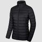 ChicQuilt: Elegante Dames Lichtgewicht Puffer - Gezellige, Ritssluiting Winter Elegantie