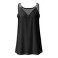 Melinda - Zwarte Zomerse Mouwloze Top