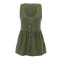 Sloane - Groene Peplum Tanktop
