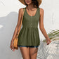 Sloane - Groene Peplum Tanktop