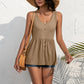 Sloane - Groene Peplum Tanktop
