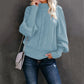 Gezellige Chic: Elegante Dames Mid-Hals Gebreide Trui