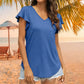 Evonne - Groene Zomerblouse met Ruchemouwen
