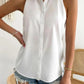Pauline - Witte Casual Mouwloze Blouse