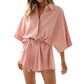 Carrie - Witte Zomerse Romper met Riem