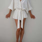 Carrie - Witte Zomerse Romper met Riem