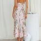 Blauwe Bloemenprint Cami Jurk - Arisa