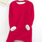 Gele Warme Fleece Trui - Mila