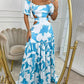 Judy - Elegante Oranje Off-Shoulder Jurk