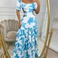 Judy - Elegante Oranje Off-Shoulder Jurk