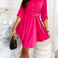 Zwarte Taille Shirtjurk - Nura