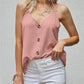Maurine - Roze Haltertop met V-hals